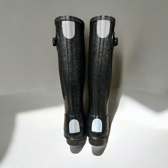 🌻NEW HUNTER Big Kids Original Giant Glitter Rain Boots Size 4 Boy / 5 Girl - Picture 3 of 14
